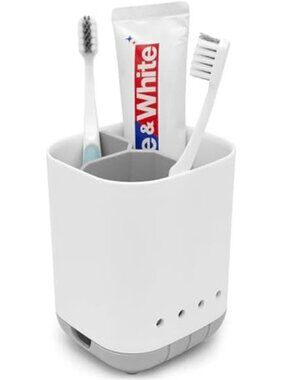 Toothbrush Holder Bathroom Counter Organizer Electric Toothbrush Toothpaste Cup